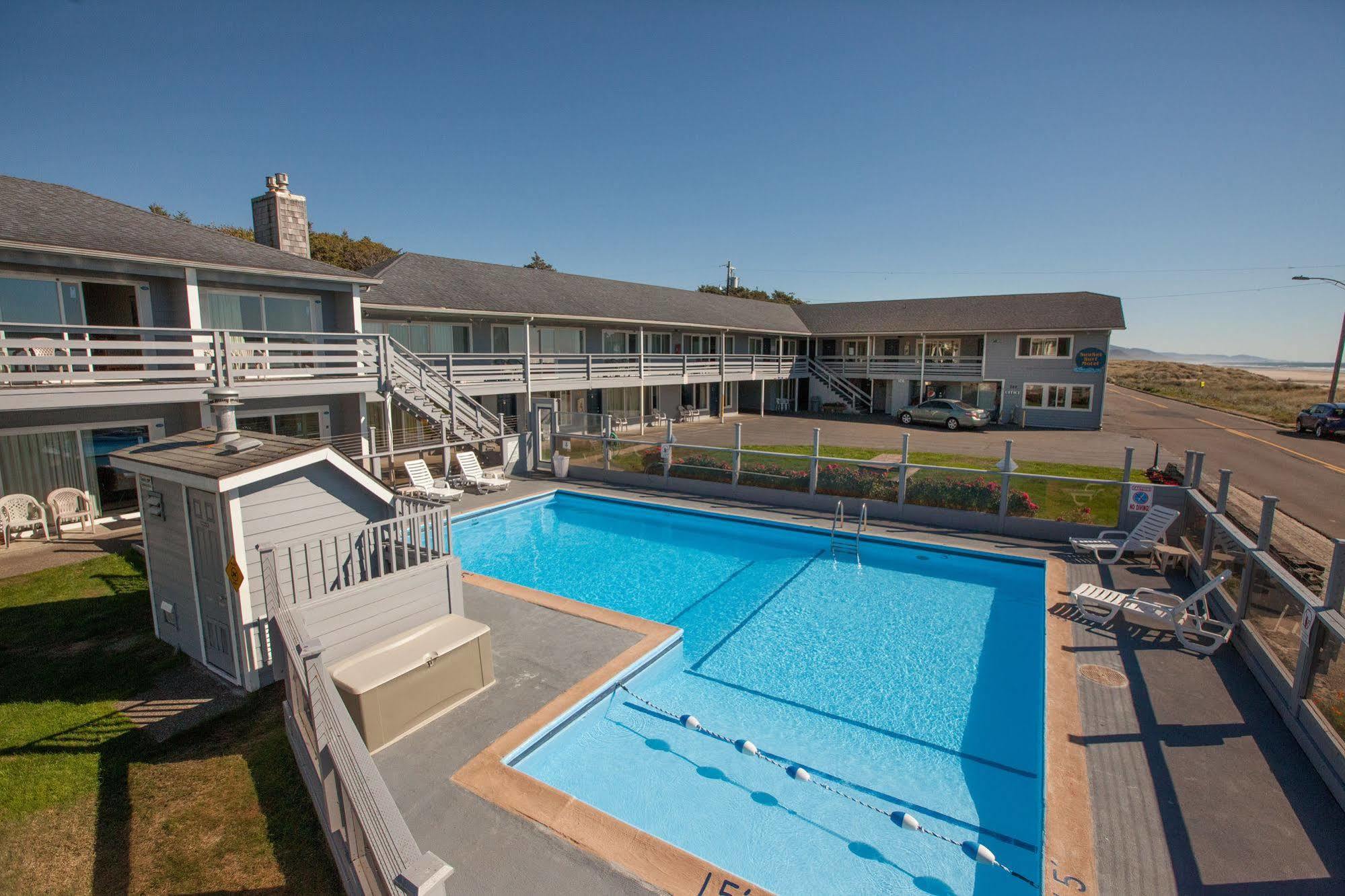 Sunset Surf Motel Manzanita Bagian luar foto